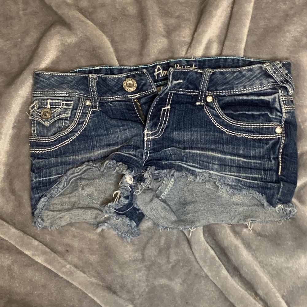 Denim shorts